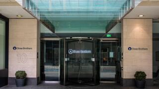 Close Brothers London HQ - UK merchant banking group head office at 10 Crown Place London - Close Brothers Group PLC.