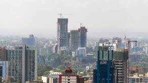 Buildings being constructed by AVIC International Real Estate Kenya in Westlands district, Nairobi, Kenya