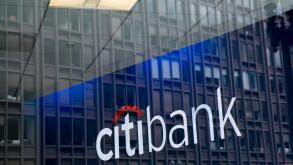 A Citibank logo sign in downtown Washington, D.C., on July 11, 2015. Citibank is the consumer division of Citigroup.