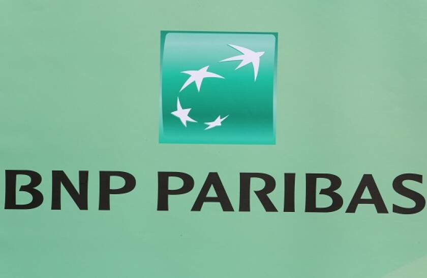 Logo : BNP Paribas.