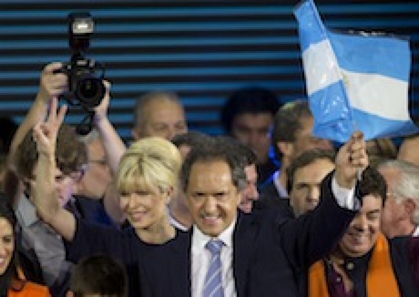Daniel Scioli, Argentina