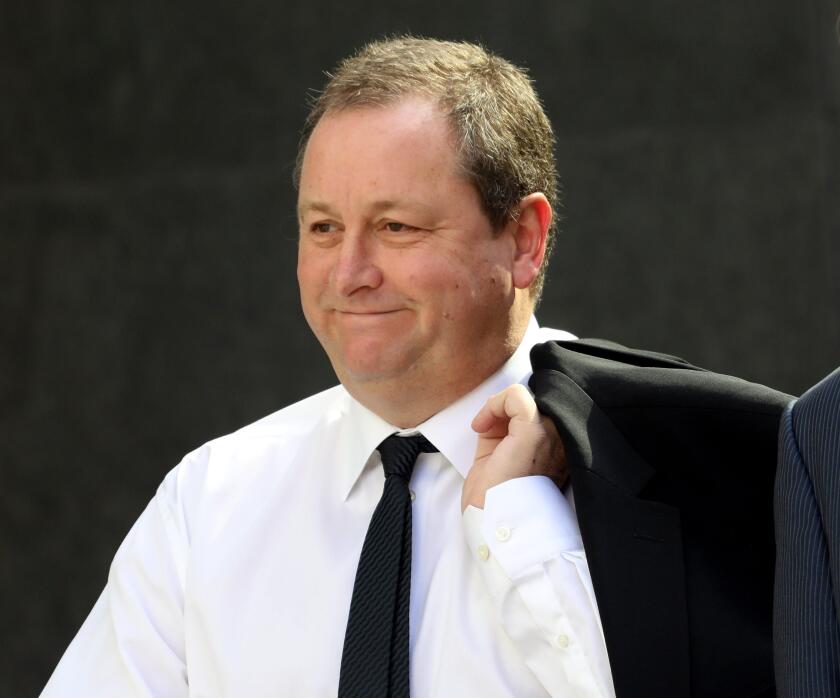 Mike Ashley Jeff Blue case High Court