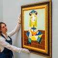 London, UK. 22nd Feb, 2023. Pablo Picasso, Portrait of the Artist's Daughter Maya, Formerly Owned by Gianni Versace, estimate £12-18 million - A preview of Sotheby's Auctions of Modern & Contemporary Art in London. Credit: Guy Bell/Alamy Live News