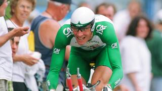 Cycling: Futuroscope, France , 1.7.2000 Tour de France Prologue Time Trial   ----  Anthony LANGELLA, FRA, Credit Agricole