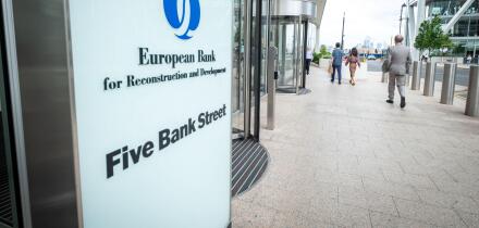 London- June 2023: European Bank for Reconstruction and Development in Canary Wharf