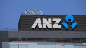 Logo of Australia and New Zealand Bank ANZ, one of the four largest bank in Australia and the largest in New Zealand.