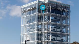 Indianapolis - Circa September 2019: Carvana used car vending machine. Carvana is an online only preowned and used car dealership I