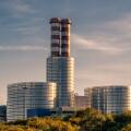Power plant for the production of electricity powered by natural gas in Priolo Gargallo, province of Syracuse, Sicily, Italy