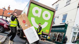 AO delivery, AO.com, Delivering AO appliances, AO delivery truck, AO, delivery, delivering, appliances, AO electrical, electrical goods, AO World