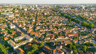 France, Val de Marne, Maisons Alfort (aerial view)