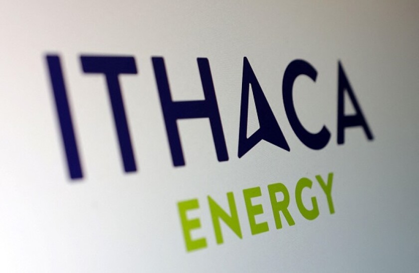 Ithaca Energy logo is seen in this Illustration taken, October 18, 2022. REUTERS/Dado Ruvic/Illustration