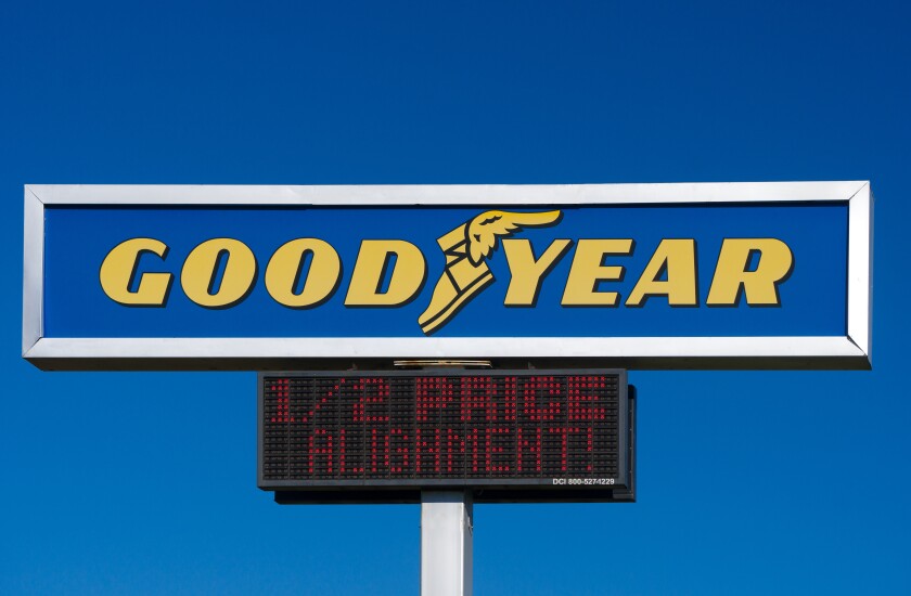 Good Year Tire Sign and Logo