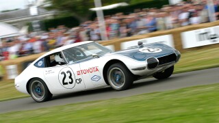 1968 Toyota 2000GT at Goodwood Festival of Speed, Sussex, UK.. Image shot 2005. Exact date unknown.