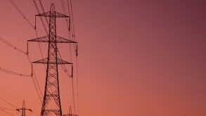 Electricity pylons. Ratcliffe, Nottinghamshire, UK