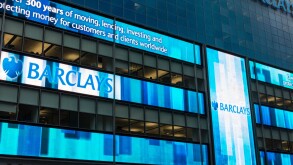 Barclays Building at Dusk, NYC. Image shot 2013. Exact date unknown.