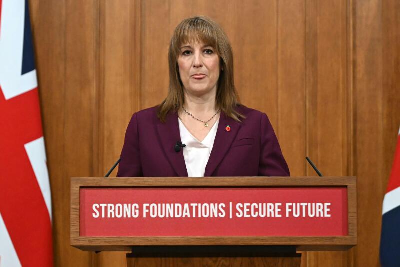 Chancellor Rachel Reeves delivers a speech ahead of the Budget later this month at Downing Street in central London. Picture date: Tuesday November 4, 2025.