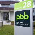 Garching, Germany. 07th Mar, 2024. The logo of Deutsche Pfandbriefbank (pbb) can be seen at the company headquarters. Following a sharp fall in profits due to the crisis on the real estate markets, Deutsche Pfandbriefbank (pbb) surprisingly does not pay i
