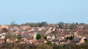 Houses on Dense Housing Estate