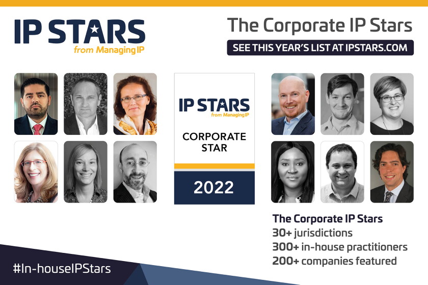 Ip Ranking Rankings: Managing IP's Corporate IP Stars 2022 | Managing Intellectual ...