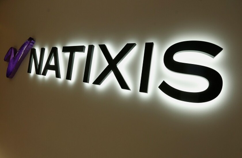 The logo of Natixis is displayed at the company's office in Hong Kong, China December 1, 2015. Asia investment banking revenues at Paris-based lender Natixis are set to jump by nearly 30 percent this year, or twice the annual target, as clients played Chi