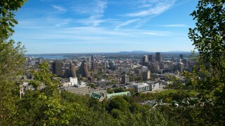 View of Montreal from Mont-Royal Park, Canada