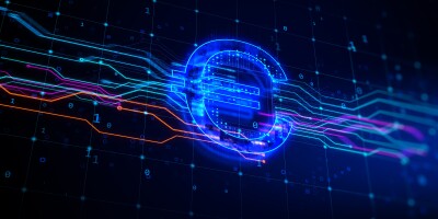 Creative,Glowing,Blue,Euro,Sign,Hologram,On,Blurry,Backdrop.,Digital