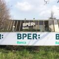 Milan, Italy BPER Banca the Modenese credit institution replaced the UBI bank from 22 February 2021 In the photo: BPER Banca nuova isnegne