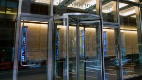 A view of JPMorgan's building in New York