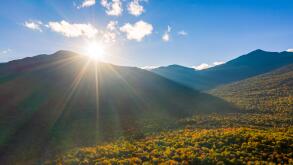 Sunset at Mount Washington, New Hampshire