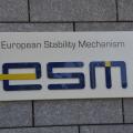 13 June 2021, Luxembourg, Luxemburg: Logo, Schrfitzug of the European Stability Mechanism ESM at the office building Photo: Horst Galuschka/dpa