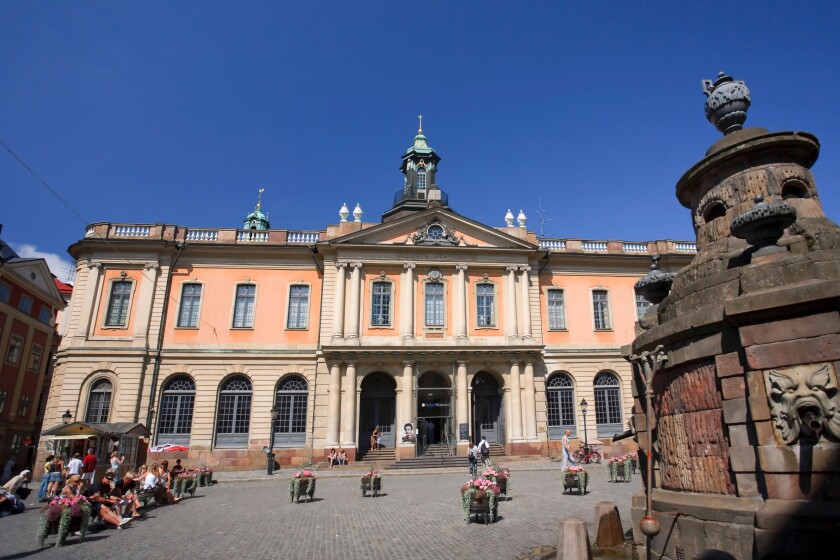 Stock Exchange building, Stortorget Square, Gamla Stan (Old city center), Stockholm, Sweden