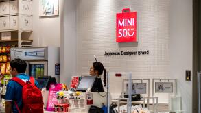 Chinese low-cost retailer and variety store chain, Miniso store seen in Guangzhou.