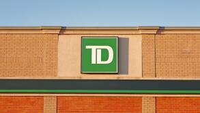 Dartmouth, Canada - May 21, 2015: TD Bank branch exterior. Toronto-Dominion Bank or TD bank is Canada's second largest bank and a top ten bank in Nort