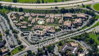 Housing Estate on the Sandhillroad, Freeway 280, Silicon Valley, Valley, California, United States of America, Santa Clara, California, USA