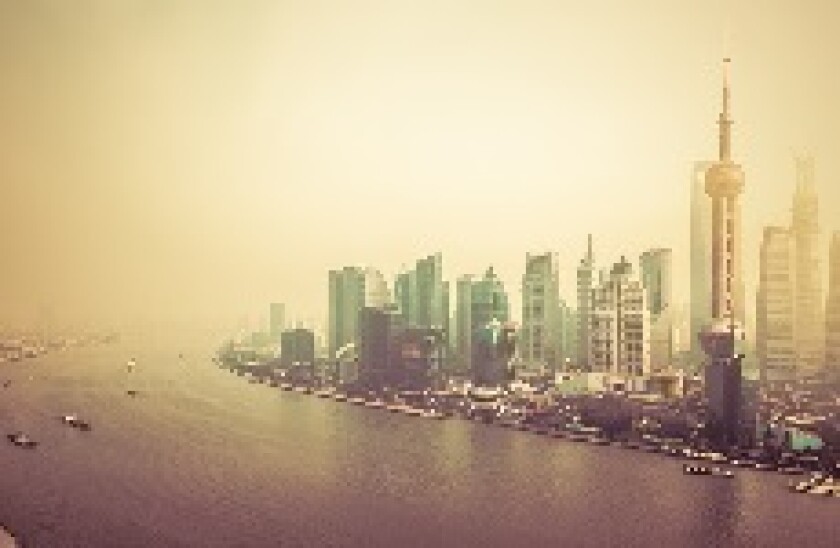 China Shanghai sunset 230px
