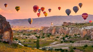 Hot air balloon, Goreme, Cappadocia, Turkey