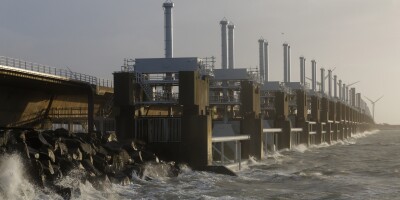 Storm,Surge,Barrier,To,Protect,Against,Storm,And,Flood
