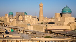 Kalon Minaret and mosque in Bukhara
