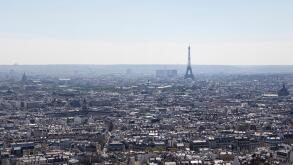 View of the Eiffel Tower from Sacre Coeur