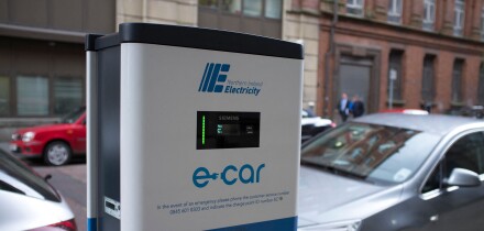 Northern Ireland electricity E car charge point Belfast Northern Ireland