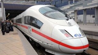 ICE train, German railways (Deutsche Bahn) ICE train