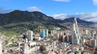 Bogota, Colombia, CAF, covid-19, 575, downtown, centro