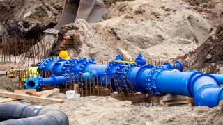 Water supply construction pipe from Alamy 17Sep24 575x375