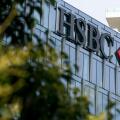 A logo sign outside of a facility occupied by HSBC Bank in Milan, Italy on September 3, 2016.