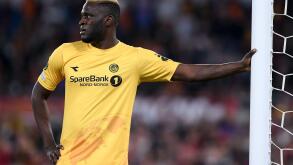 Victor Boniface of Bodo/Glimt during the UEFA Conference League match between Roma and Roma at Stadio Olimpico, Rome, Italy on 14 April 2022. Photo by Giuseppe Maffia.