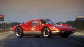 Porsche 904 Carrara GTS 1964 on a racetrack in Florida USA. Image shot 2002. Exact date unknown.