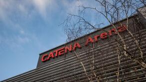 Catena Arena exterior ahead of the international friendly handball match between, Sweden. , . and Japan on January 7, 2024 in Angelholm. Photo: Christoffer Borg Mattisson/BILDBYRAN/COP 261/CB0308 handball handboll handball landslag sverige sweden japan na