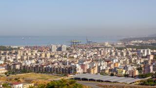 Iskenderun city panoramic view. Hatay, Turkey