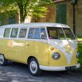 1964 VW Campervan at Bicester Heritage centre sunday scramble event. Bicester, Oxfordshire, England.