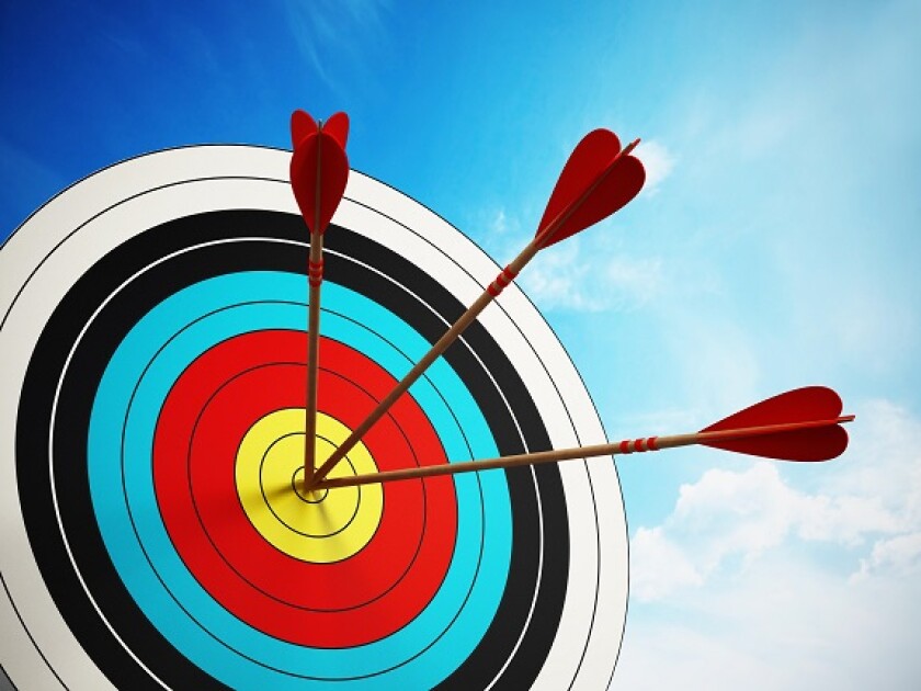 Three arrows hit target from Alamy 1Feb24 575x375